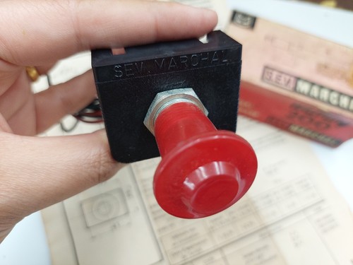 S.E.V. Marchal Signal Switch Warning 12V. Made In France - Picture 5 of 8
