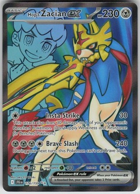 Hop's Zacian ex Ultra Rare Holo Journey Together NM 176/159