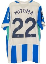 Karu Mitoma Signed 2025/26  Brighton Home Shirt With COA And Photo proof