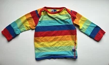 Molo Baby Toddler Rainbow Striped long sleeve Size 86 18-24 Months Denmark