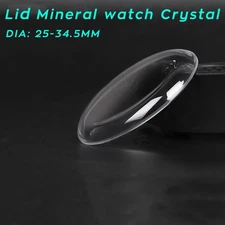 Vintage Lid Glass Watch Crystal High Domed Watch Glasses Cover Lens 25 to 34.5mm