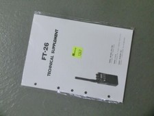 YAESU Technical Supplement / Manuale di servizio per radio portatile FM FT-26 VHF/2m