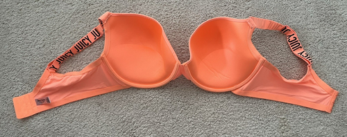 Juicy Couture Women's Orange T-shirt Bra 42D New - Picture 2 of 5