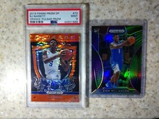 2019 PRIZM /20 CRUSADE ORANGE PULSAR RJ BARRETT RC PSA 9 &Zion Green Purple /199
