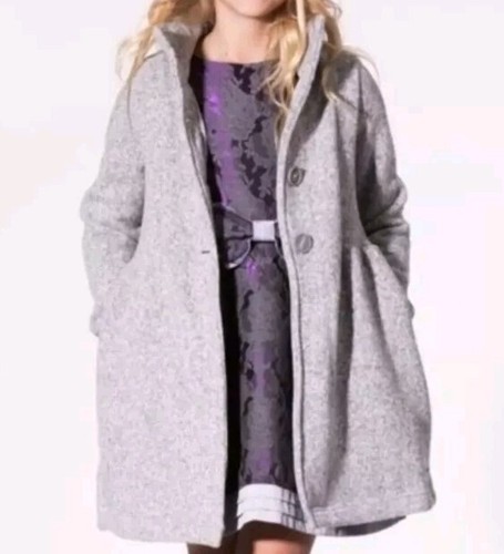 Patagonia Better Sweater Coat Girls Size XL 14 Birch White Gray W Pockets Teen - Picture 2 of 24