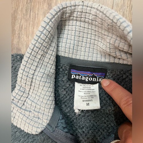 Chaleco Regulador Vintage Patagonia R2 Polar Mujer Mediano Polartec Cremallera Frontal Gris - Imagen 5 de 9