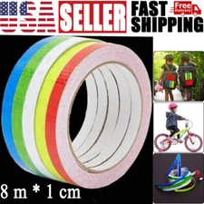 Reflective Sticker Safety Tape Self Adhesive Pinstripe Strip Decal 8 m Roll 1 cm