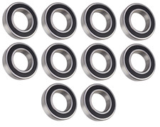  10 Each R20-2RS Sealed Radial Ball Bearing 1-1/4 ID X 2-1/4 OD X 1/2 Wide