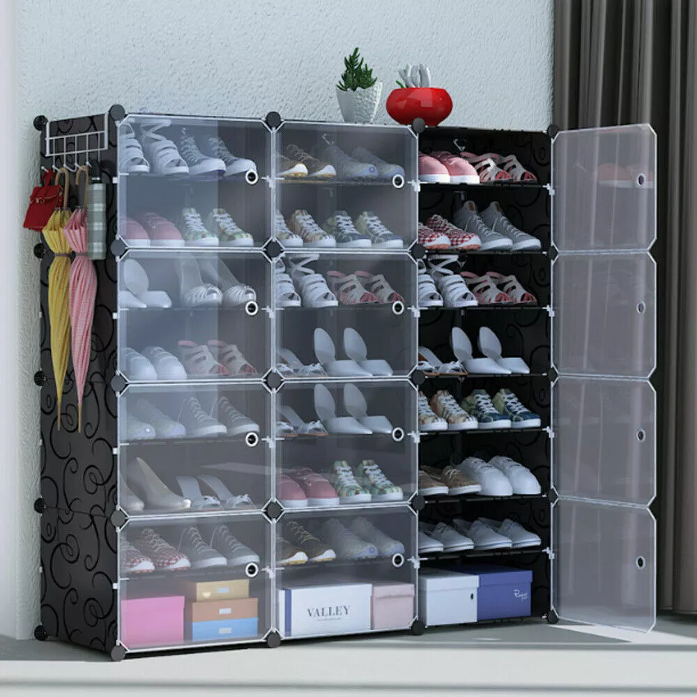 Clear door cube sale diy shoe cabinet