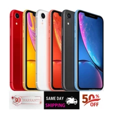 Apple iPhone XR 64GB Black/Blue T-Mobile Unlocked Verizon At&t iOS 4G LTE