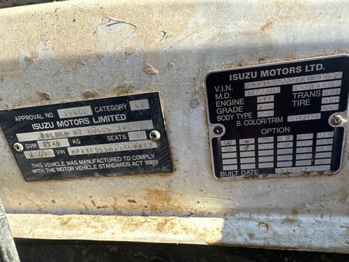 2002 Holden TF Rodeo Wiper Switch Fits 98-04 Isuzu KB LUV D-Max #B314 - Picture 12 of 12