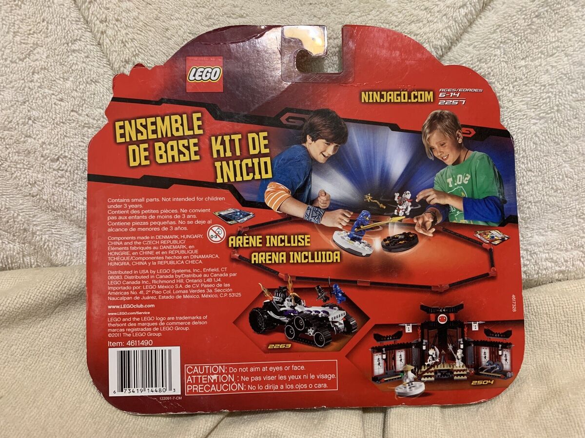 LEGO 2257 Ninjago Jay Frakjaw Starter Set Arena Incluido LEGO 2257 Ninjago Jay Frakjaw Starter Set Arena Incluido