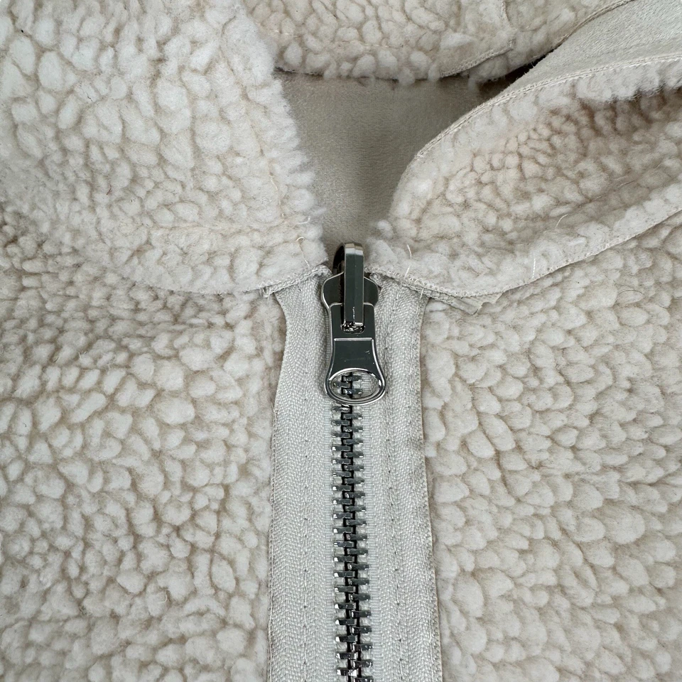 Chaqueta Sherpa Missguided Shearling Reversible Mujer 4 Foto 4 de 4