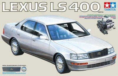 Tamiya 24114 1/24 Scale Model Sports Car Kit Lexus LS 400 UCF11L w