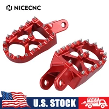 NICECNC Foot Peg Footrests For Honda CR80R/80RB 1996-2002 CR85R CR85RB 2003-2007
