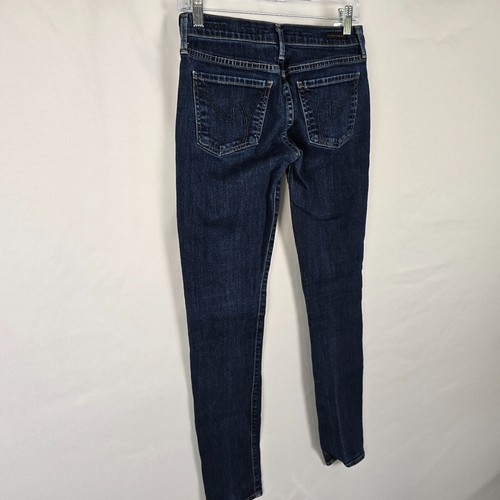 Citizens of Humanity Jeans Women's 26 Blue Avedon Low Rise Skinny Dark Wash - Picture 19 of 21