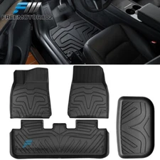 For 20-23 Tesla Model Y Floor Mats + Trunk Mat 3D TPE Carpets Rear Cargo Liner