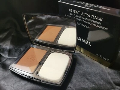 Chanel Le Teint Ultra Tenue Ultrawear Flawless Compact Foundation 152 Choco NIB - image 1 of 4