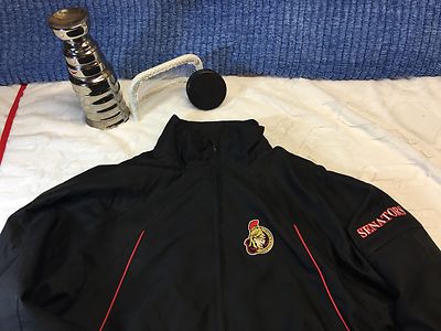Ottawa Senators Full-Zip Jacket Youth Black Medium 10/12  Reebok c4 