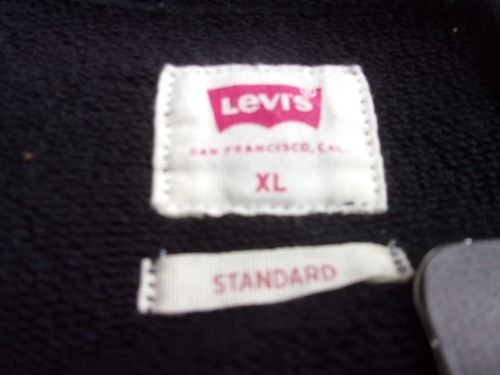 Nueva sudadera negra unisex para hombre Levi's talla: XL - Imagen 5 de 10