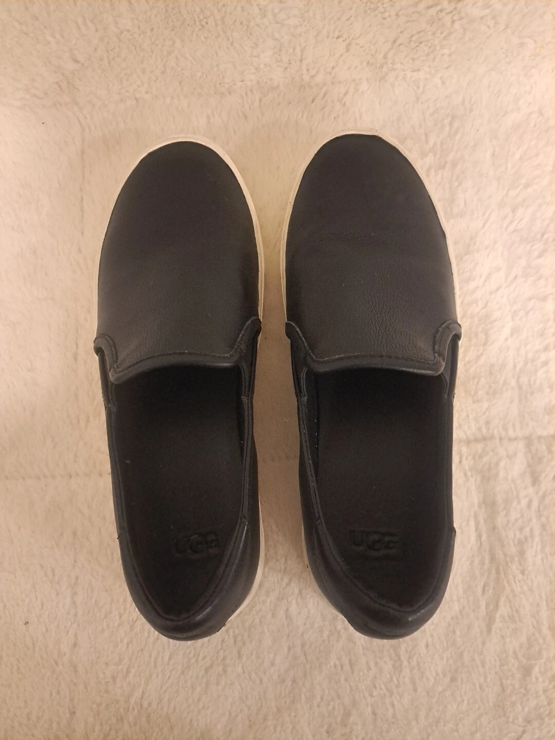 Mocassini UGG neri slip on Jass scarpe casual taglia 9 5 donna