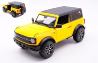 Maisto 1/24 Ford Bronco Badlands 2021 Gelb Statisches Diecast Modell