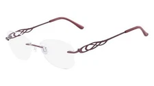 New Marchon Airlock Burgundy SINCERITY 200 604 Eyeglasses 53mm with Case & Cloth