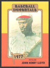 1980 SSPC Baseball Immortals 1st Printing John Henry Lloyd #160