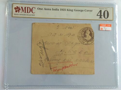 One Anna India 1925 King George Cover - Picture 1 of 2