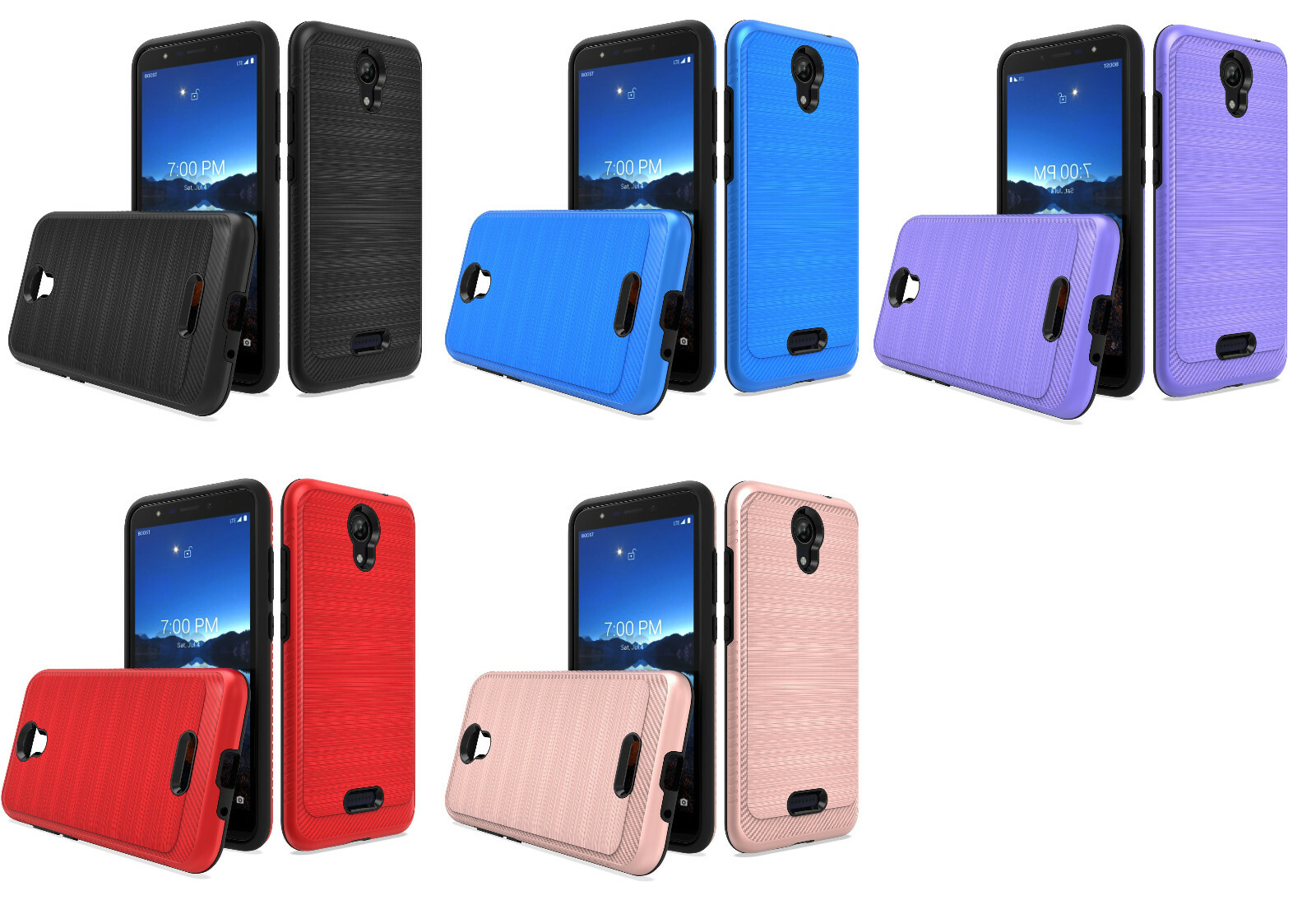 For Cricket Icon 2 U325AC (2020) Slim Lining Hybrid Case Phone Cover eBay