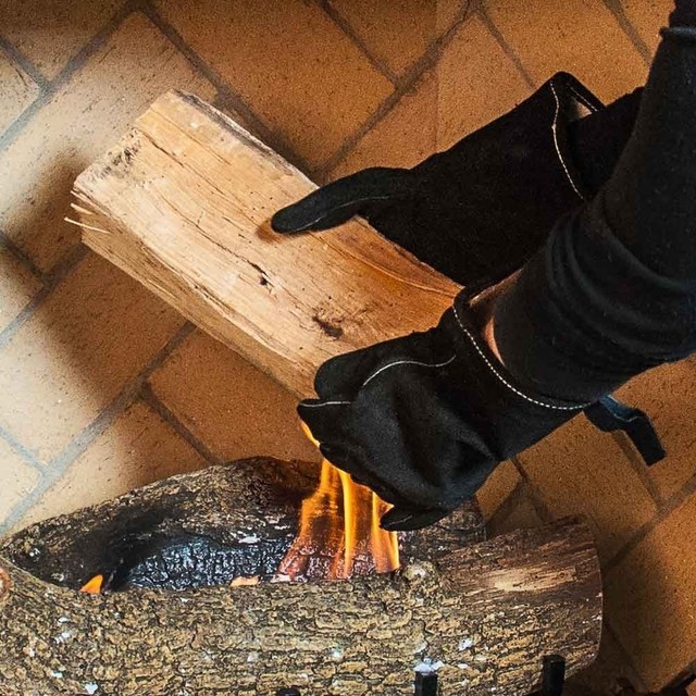 12" Flame Resistant Fireplace Fire Hearth Gloves eBay