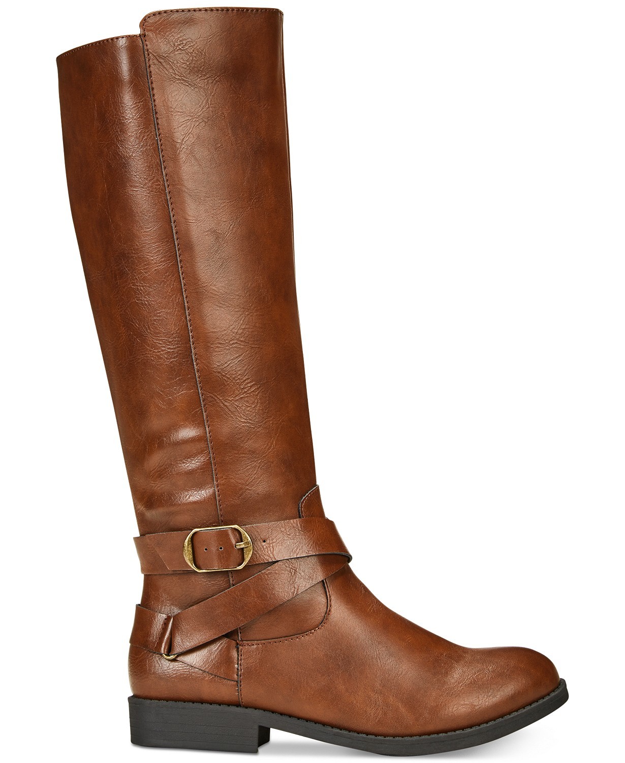 NIB! Style & Co Madixe Wide-Calf Riding Boots Cognac 9.5