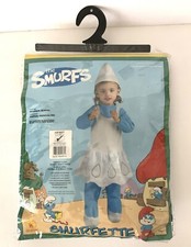 Infant The Smurfs SMURFETTE COSTUME 6-12mo NEW 2pc Headpiece Romper PEYO