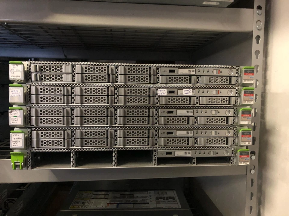 LOT OF 7 Sun Oracle Fujitsu M10-1+ Server 3.2GHz 16-Core, 32GB 8 x 600GB SSD - Image 4 of 4