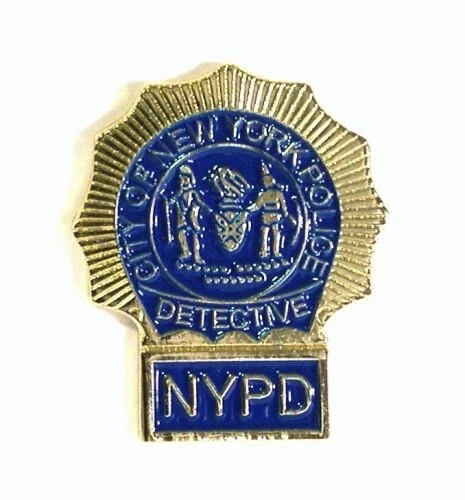 New Police NYPD Detective New York 911 pin badge tie pin badge metal Enamel  | eBay