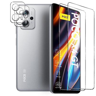 Schutzfolie für Xiaomi Poco X4 GT Display Schutzglas 2x Kamera Folie Glas