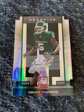 Devin Thomas 2008 Donruss Playoff Elite Status Autographs Black RC SP Auto 1/1