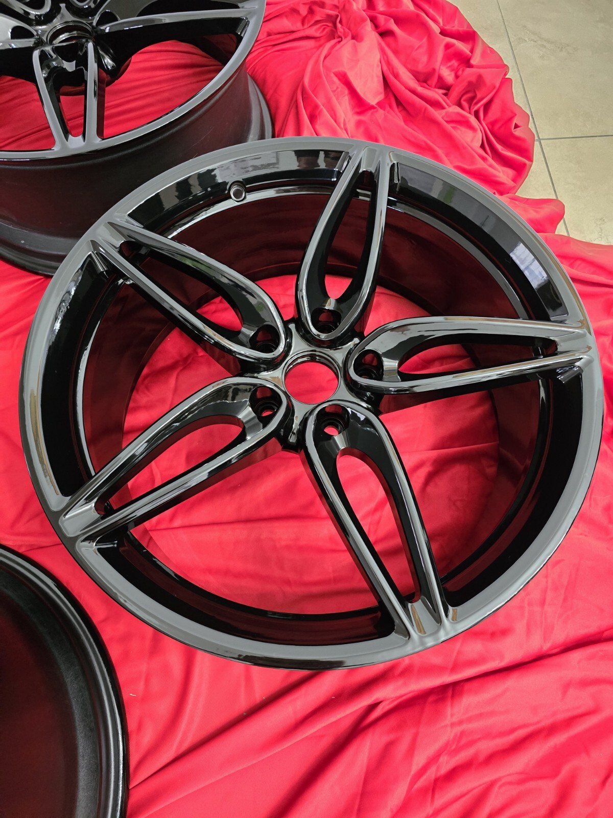 Mclaren 570 Rims/Wheels.  Freshly Powder Coated And Ceramic Coated 