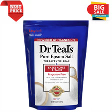 Dr Teal's Pure Epsom Salt Soak, Therapeutic, Fragrance Free, 6 lbs