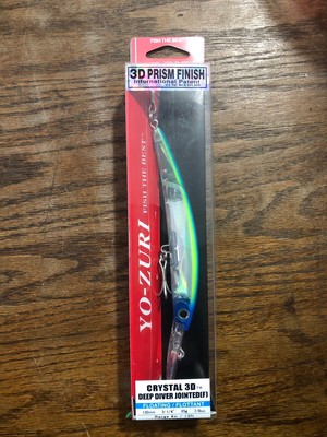 Yo-Zuri Fishing Bait Crystal 3D Minnow F Deep  River Jointed Floating 5-1/4 