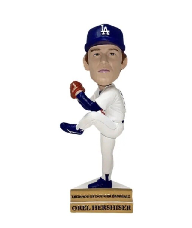 LEGENDS OF DODGERS Orel Hershiser ボブルヘッド 2023 Los Angeles Dodgers Orel Hershiser Bobblehead Legends
