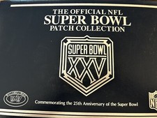 The Official NFL Super Bowl Patch Collection 1 -38 Willabee Ward I- XXVIII