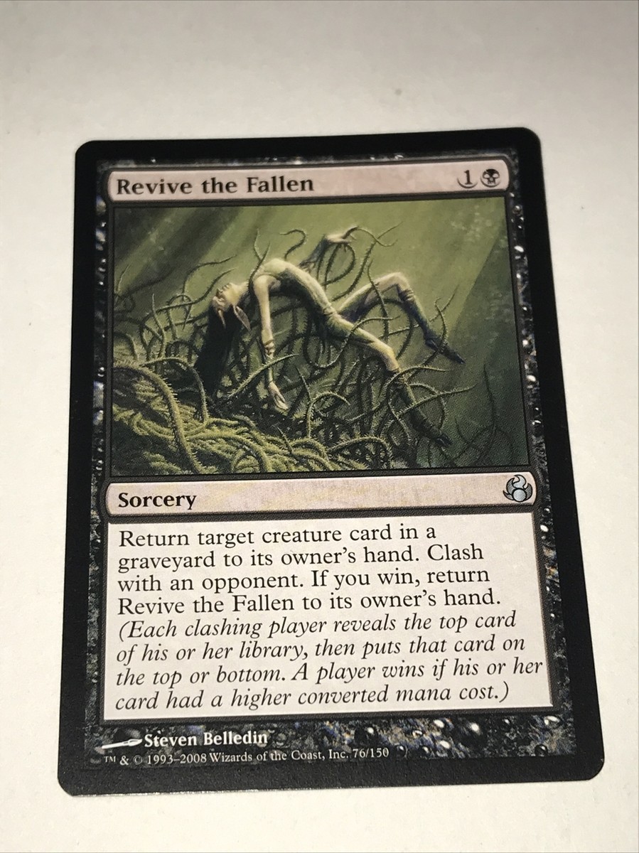 Magic the Gathering Revive the Fallen Card