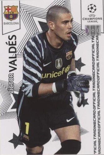 wccf    ロケテ⭐︎P66      デラス 2010-11 Panini SEGA WCCF World Class GK Victor Valdes Barcelona