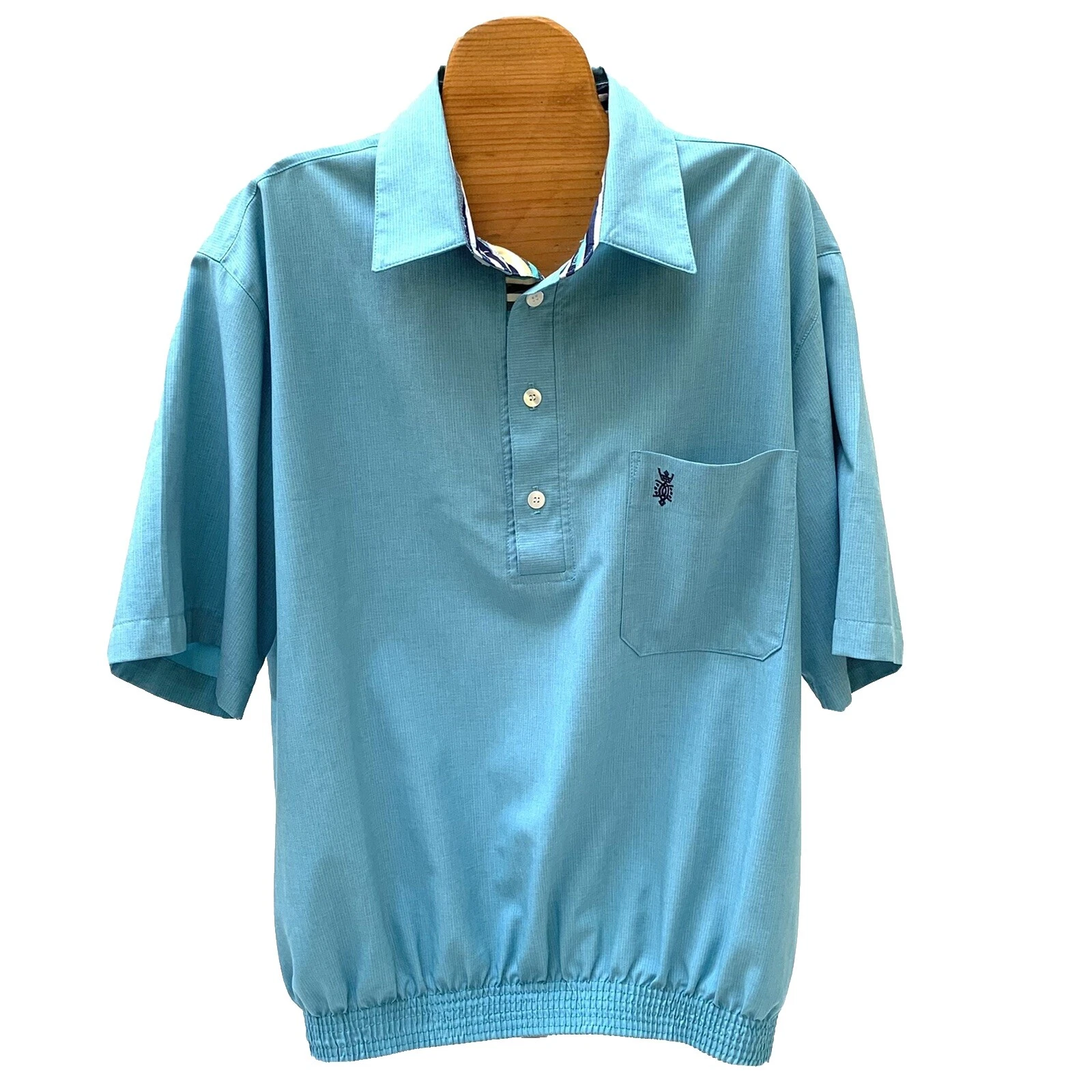 Camisas Vintage de microfibra casual para hombres