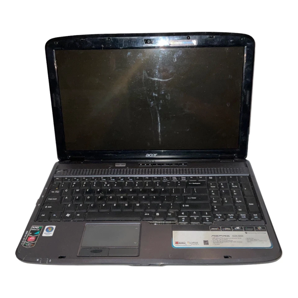 Acer Aspire 5535-5050 Windows Vista para piezas o reparación Foto 2 de 4