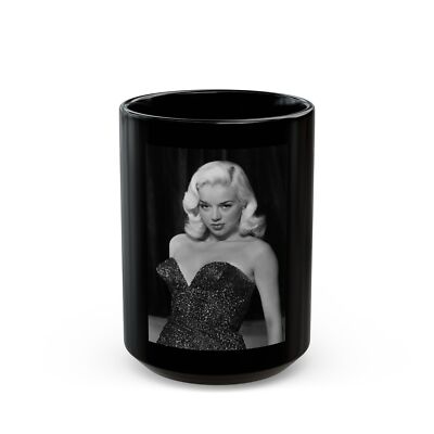 Diana Dors #158 (Vintage Female Icon) Black Coffee Mug