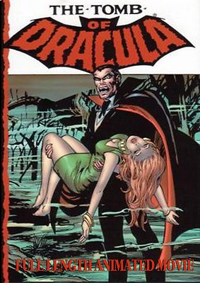 Marvel TOMB OF DRACULA Sovereign of Damned DVD Japanese movie,1st class shipping