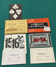 Lot of 2- 1950s Pocket Autobridge and Boxed S...