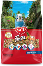 Fiesta Parakeet Food, Nutritious and Fun Blend, Supports Skin, Feather, Digestio
